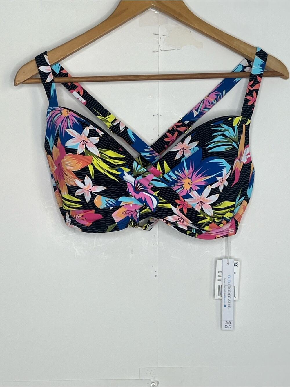 Bleu Rod Beattie Bikini Swim Top Size 38DD